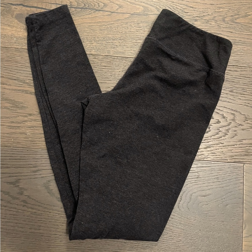Ballys girls charcoal gray leggings sz 10/12 NWT Ret $98